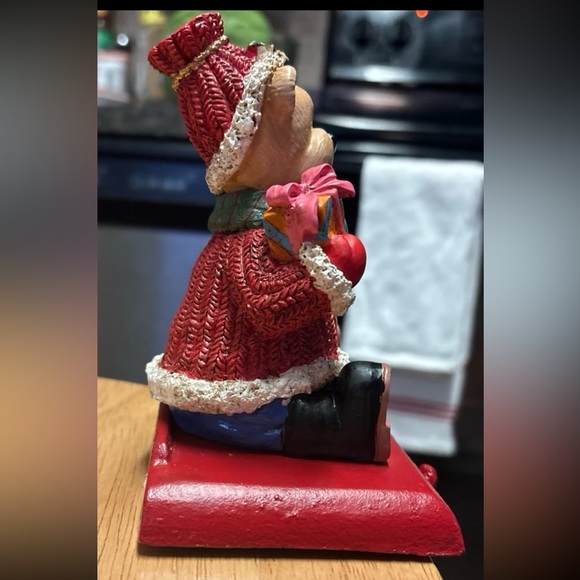 Vintage Heritage Mint Ltd Holiday Collection cast iron stocking holder - Picture 6 of 9